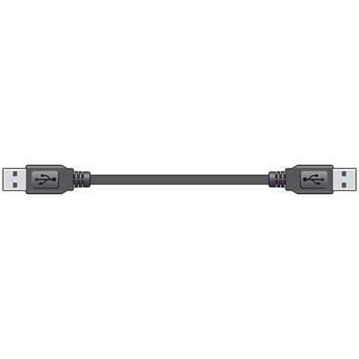 [113003] AV:Link 1.5 Metre USB 2.0 Type-A Plug to Type A Plug Lead