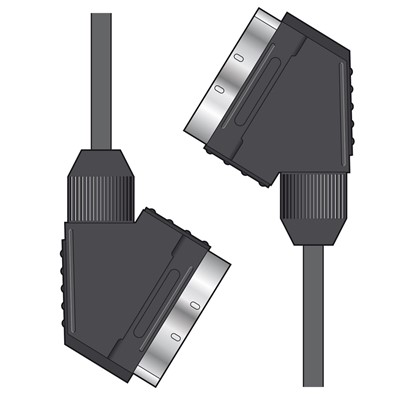 AV:Link Scart Plug - Plug TV 1.5Mt Lead