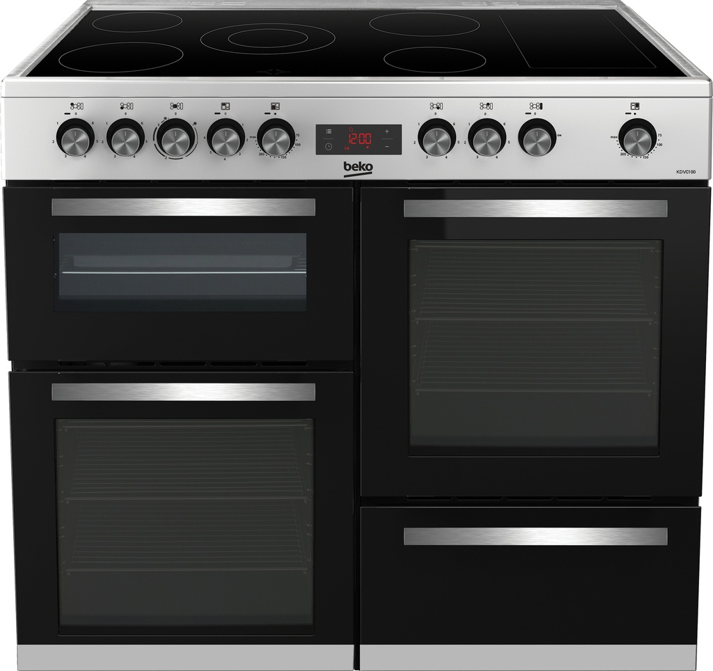 [KDVC100X] Beko 100cm All Electric Ceramic Range Cooker