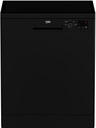 Beko Black 13 Place Free Standing Dishwasher with Low Water Consumption