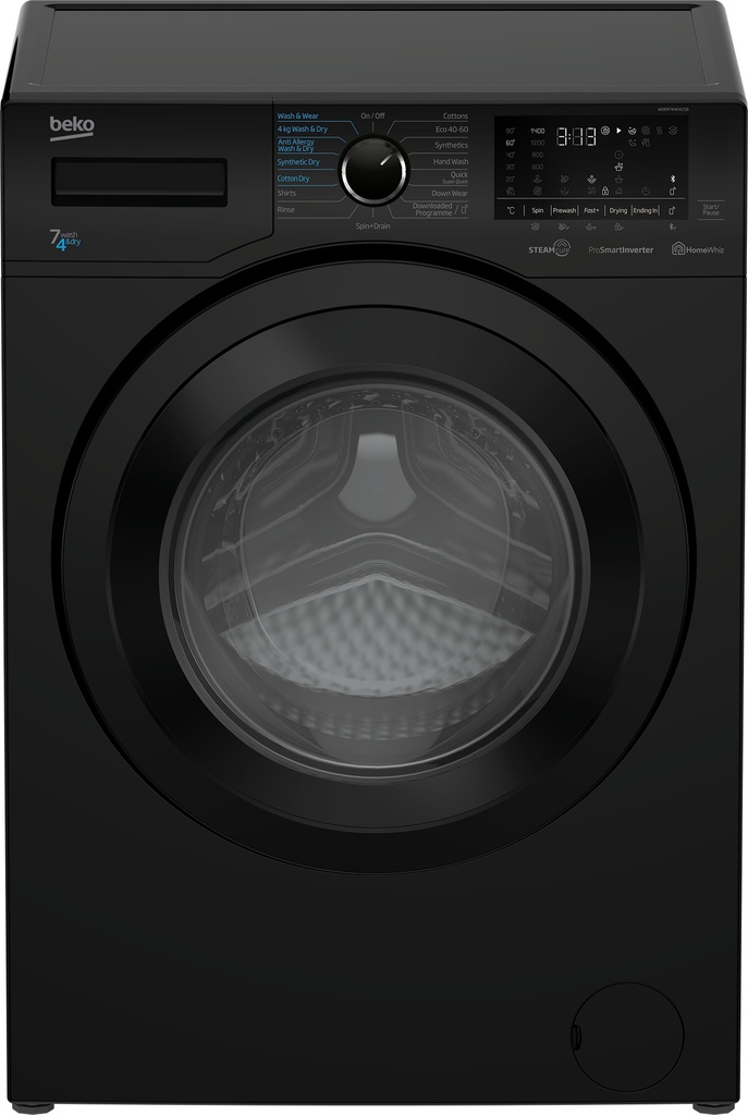 [WDER7440421B] Beko Black 7kg + 4kg Washer Dryer