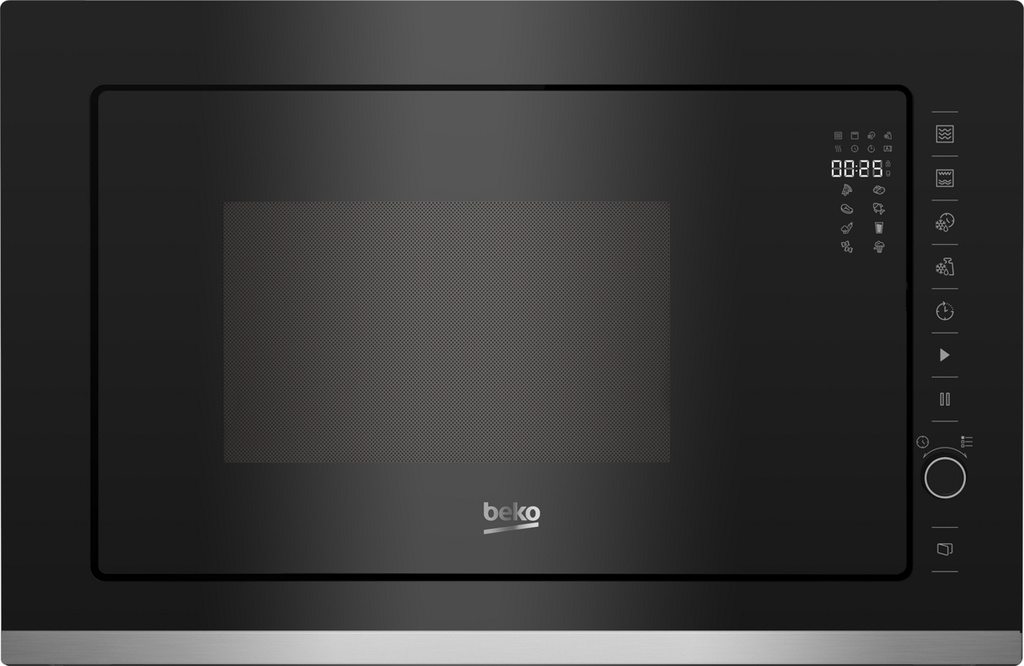 Beko Black Built In Microwave with Grill