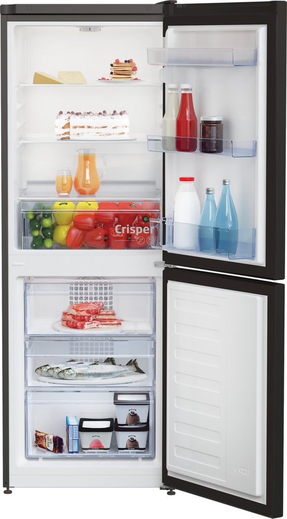 [CFG4552B] Beko Black Frost Free 55cm Fridge Freezer