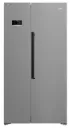 Beko Freestanding American Style Fridge Freezer with NeoFrost™ | Stainless Steel Effect