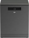 Beko Graphite 16 Place Dishwasher with Fast45, MaxiDry & HygieneIntense