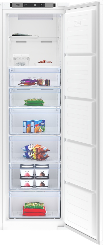 [BFFD4577] Beko Integrated Tall Frost Free Upright Freezer
