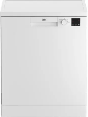 [DVN04X20W] Beko White 13 Place Free Standing Dishwasher with Low Water Consumption