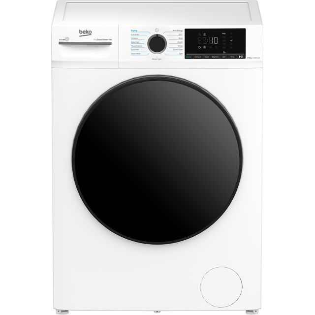 [BMM5DFO5741W] Beko White 7kg + 5kg Washer Dryer c/w SteamCure