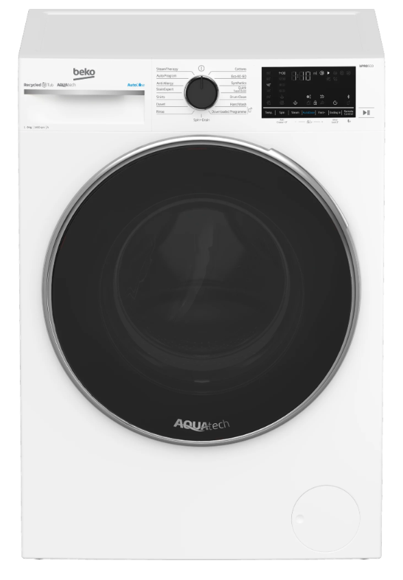 [B5W5941DW] Beko White 9kg 1400rpm Washing Machine with AutoDose