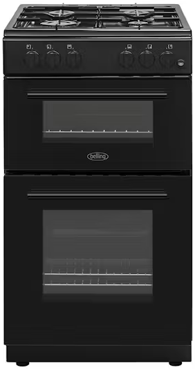 Belling Black 50cm Twin Cavity LPG Gas Cooker