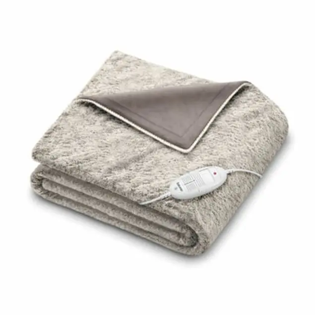 Beurer HD75 Fleece Snuggle Heated Throw Blanket