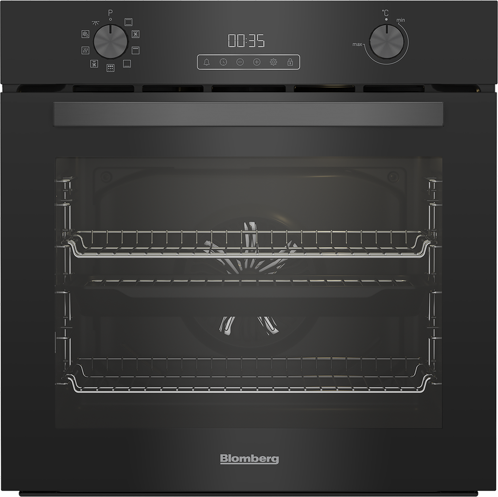 [ROEN8232BP] Blomberg Black Single MultiFunction Oven
