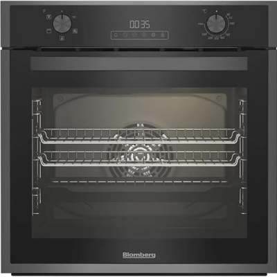 [ROEN9202DX] Blomberg Dark Steel Single Fan Oven
