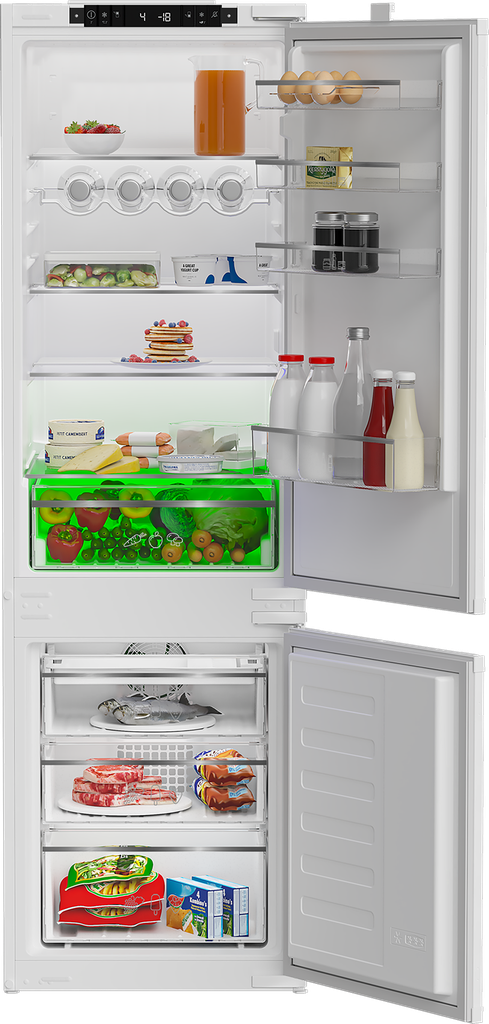 [KNE4554EVi] Blomberg Integrated 70/30 Frost Free Fridge Freezer