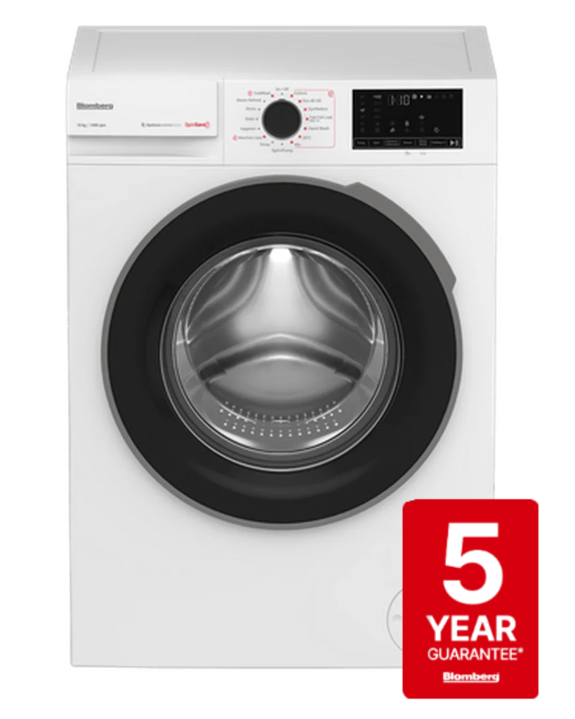 [LWA210461W] Blomberg White 10kg 1400 Spin A Rated Washing Machine with SpinSave | 5 Year Warranty