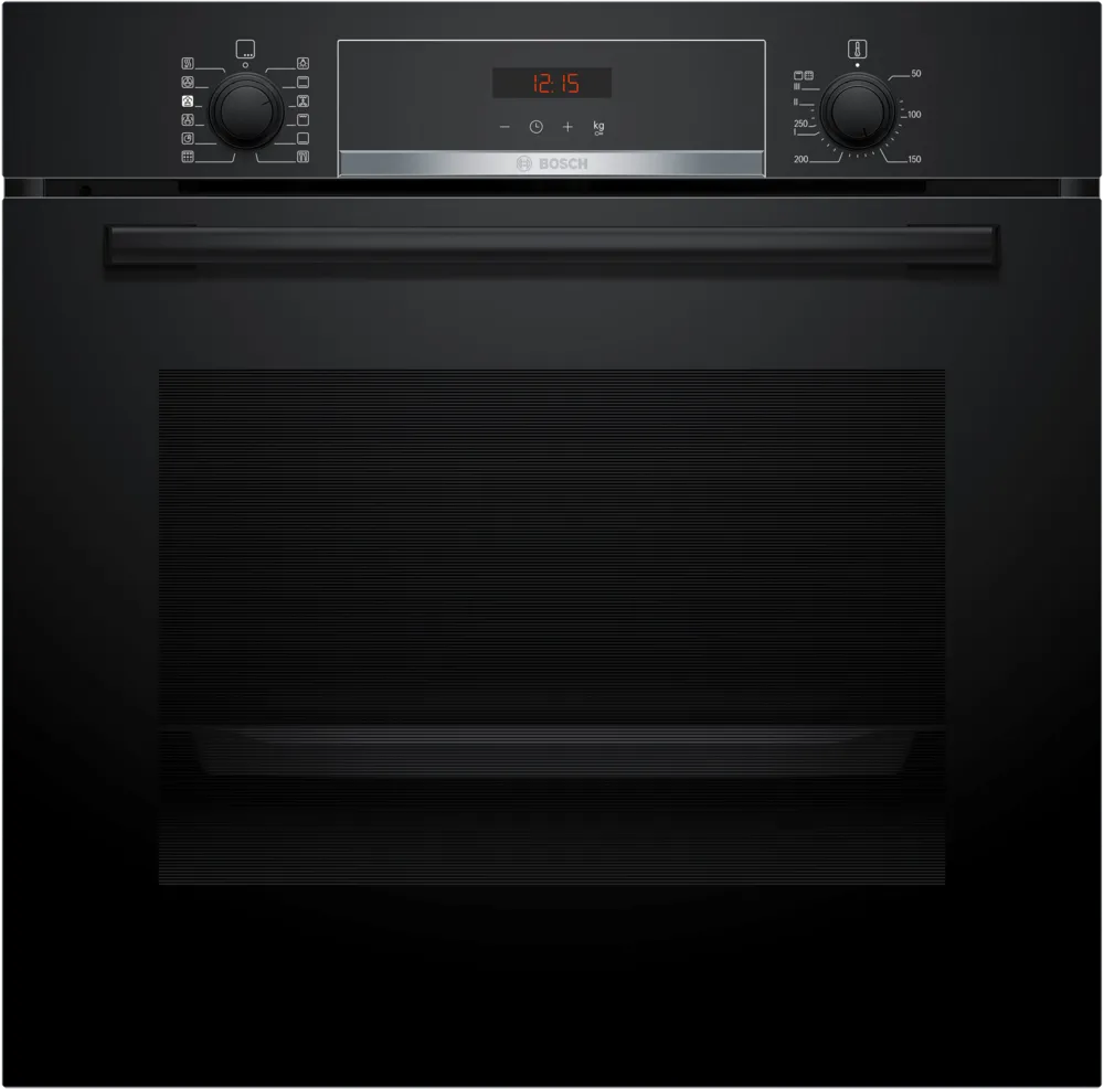 Bosch Black Pyrolytic Built In Single Oven | 5Yr