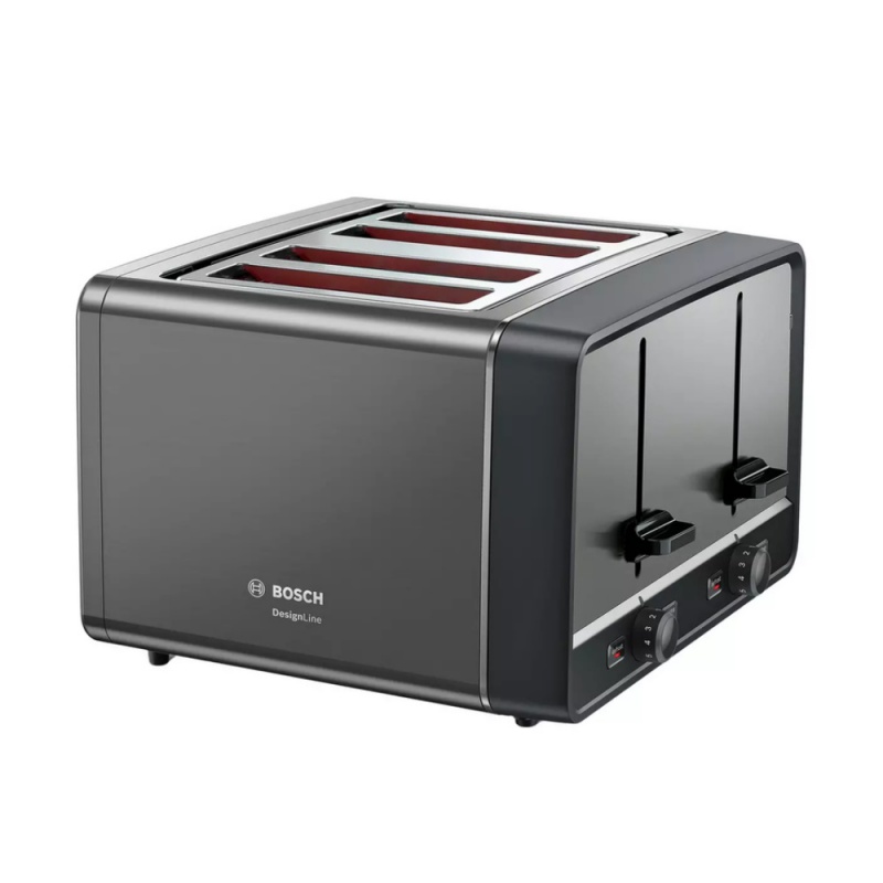 [TAT5P445GB] Bosch DesignLine Graphite 4 Slice Toaster