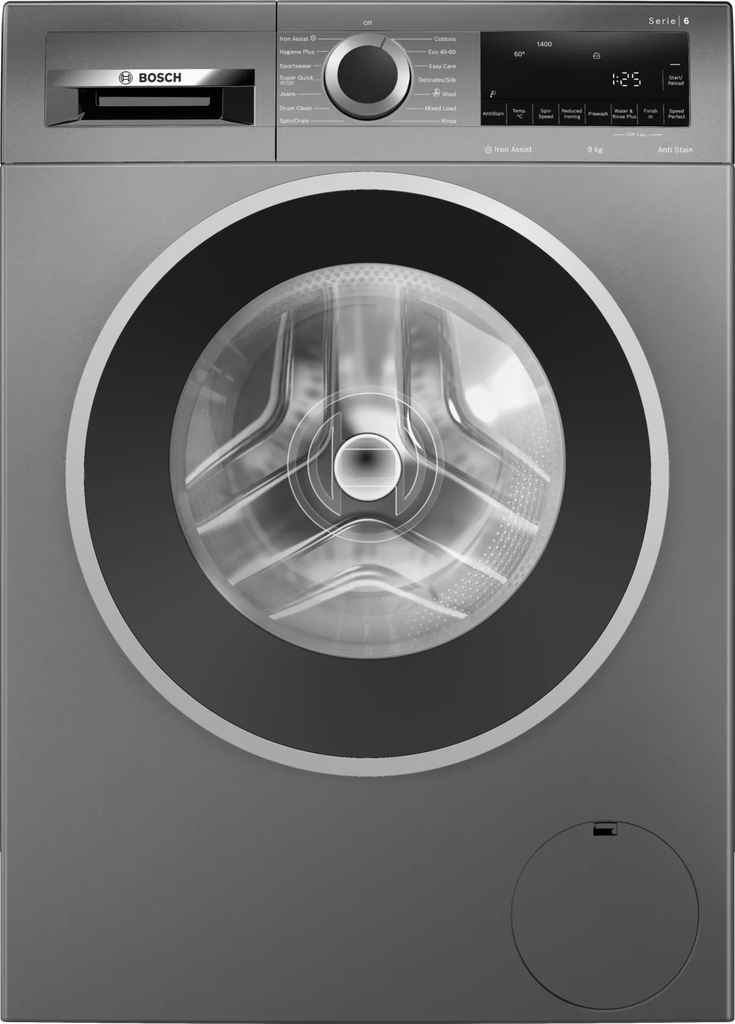 [WGG244ZCGB] Bosch Series6 Graphite 9Kg 1400Spin Washing Machine | 5 Year Warranty