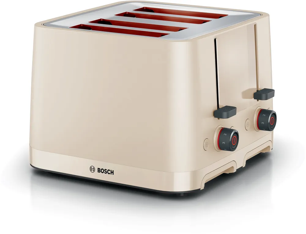 [TAT3M147GB] Bosch MyMoment 4 Slice Toaster | Cream