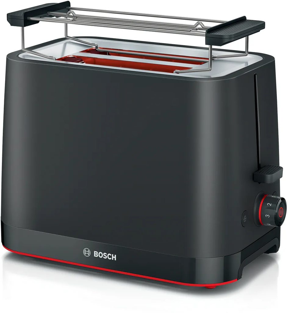 [TAT3M123GB] Bosch MyMoment Compact 2 Slice Toaster | Black