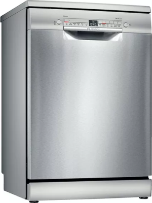 Bosch Anti Fingerprint S/Steel Free Standing Dishwasher with VarioDrawer | 5 Year Warranty