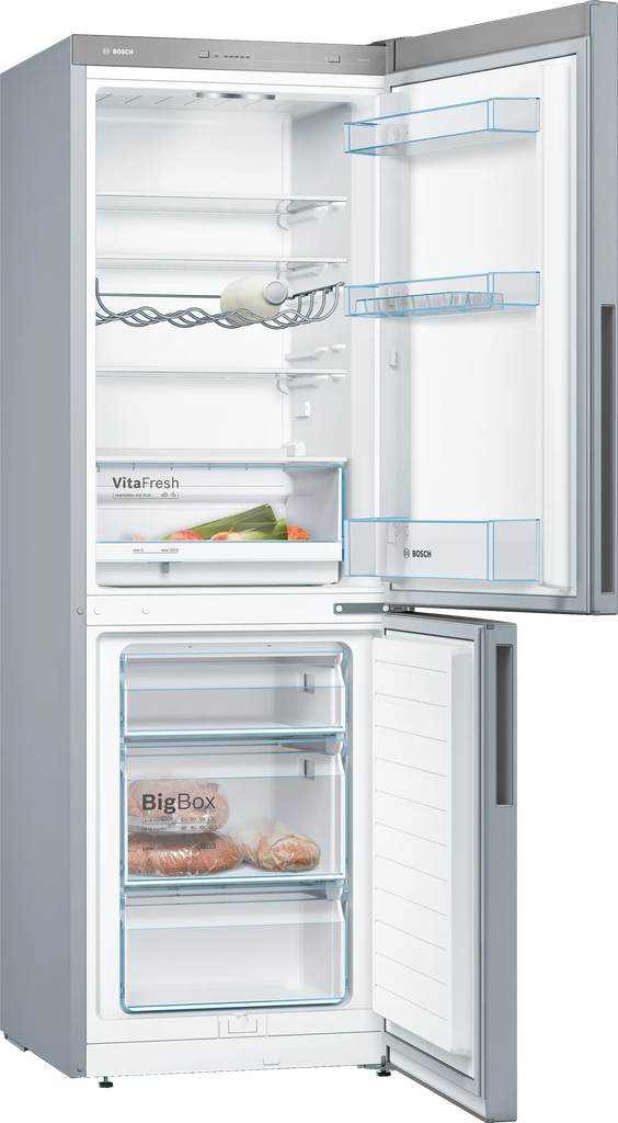 Bosch Series4 S/Steel Low Frost Fridge Freezer