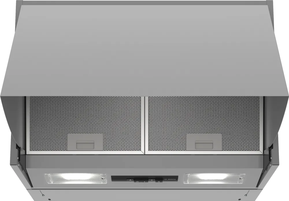 [DEM66AC00B] Bosch Series 2 Silver Integrated Cooker Extractor Hood | (Pull Out Door)