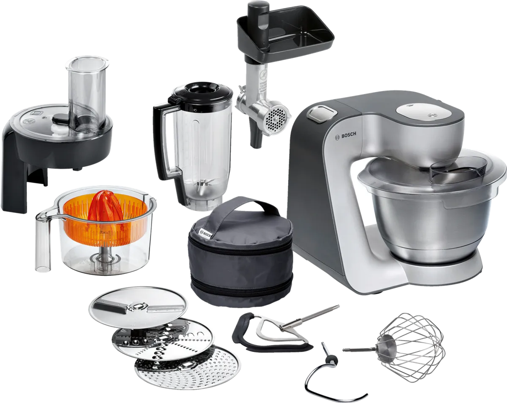 [MUM59340GB] Bosch Series 4 Kitchen Mixer Machine & Stand 1000w Silver/Anthracite