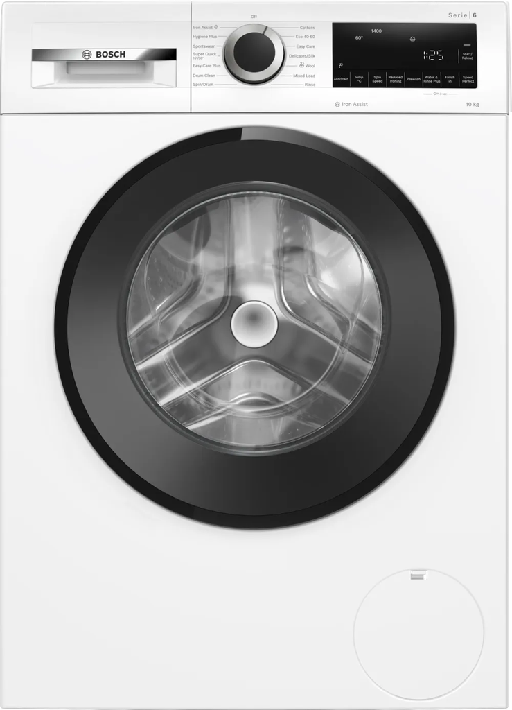 Bosch Series6 White 10Kg 1400 Spin Washing Machine | 5 Year Warranty