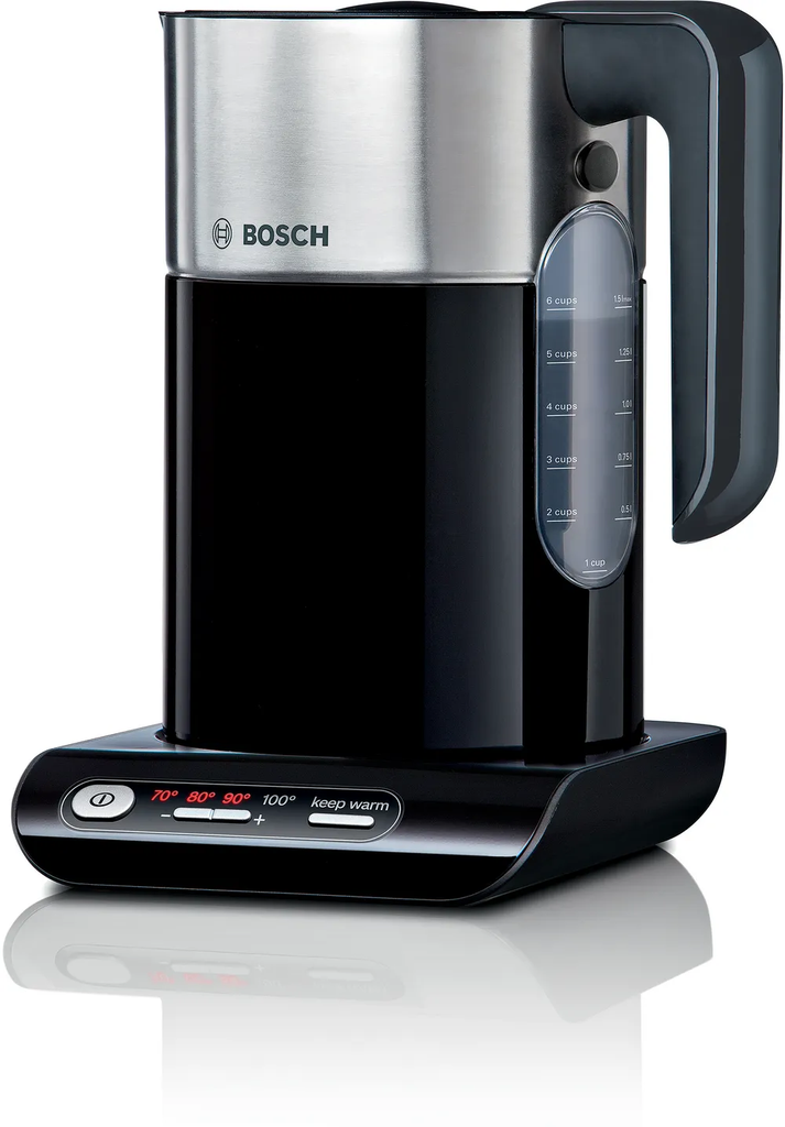 [TWK8633GB] Bosch Styline 1.5lt Tempeture Control Jug Kettle | Black