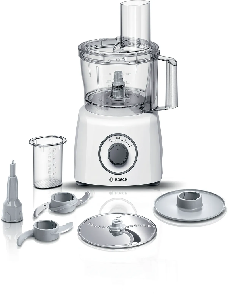 [MCM3100WGB] Bosch White MultiTalent 700w Food Processor