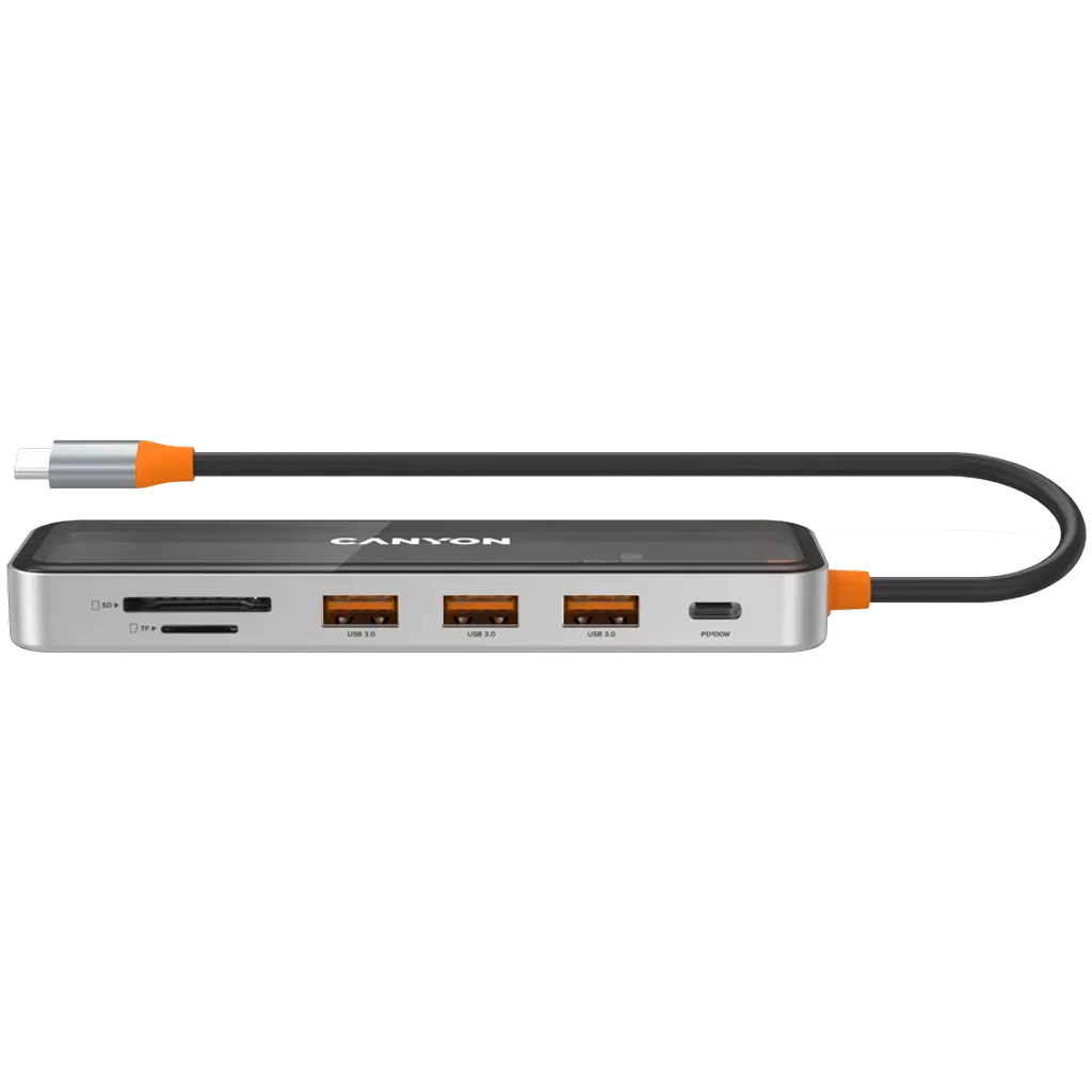 [CNS-TDS13] Canyon 7-in-1 Port USB-C Hub [DS-13] Space Grey