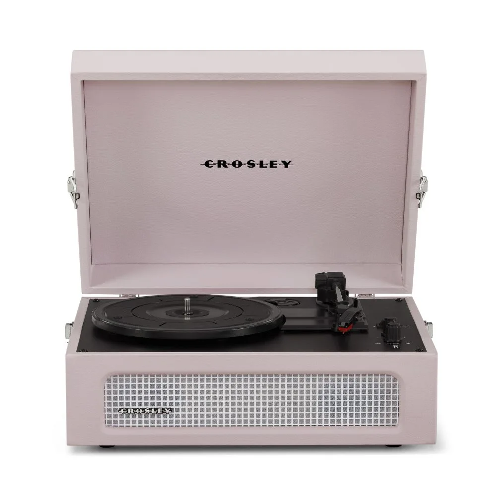 [CR8017B-AM4] Crosley Voyager Portable Turntable Record Player | Amethyst