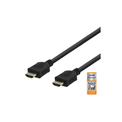 [HDMI1030R] DeltaCo 3 Metre Premium High-Speed HDMI Plug - Plug Cable