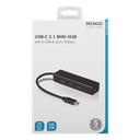 DeltaCo Mini-Hub Adaptor | USB-C to 4 USB-A Ports