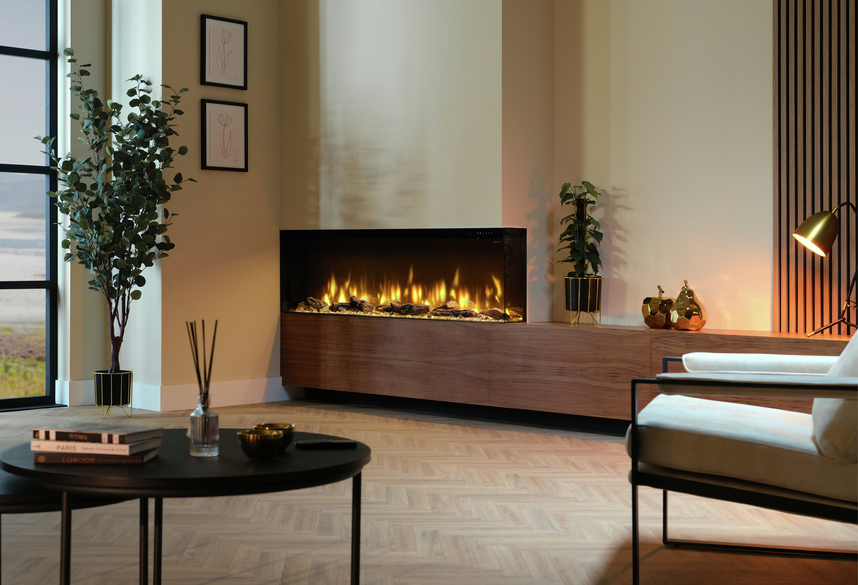 [BXLF1500] Dimplex 'Ignite Bold' 60" Frameless Optiflame Linear LED Wall Fire
