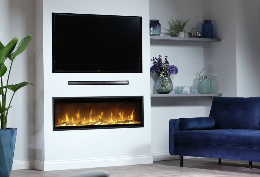 [EVO1200] Dimplex 'Ignite Evolve' 50" Frameless Optiflame Linear LED Wall Fire