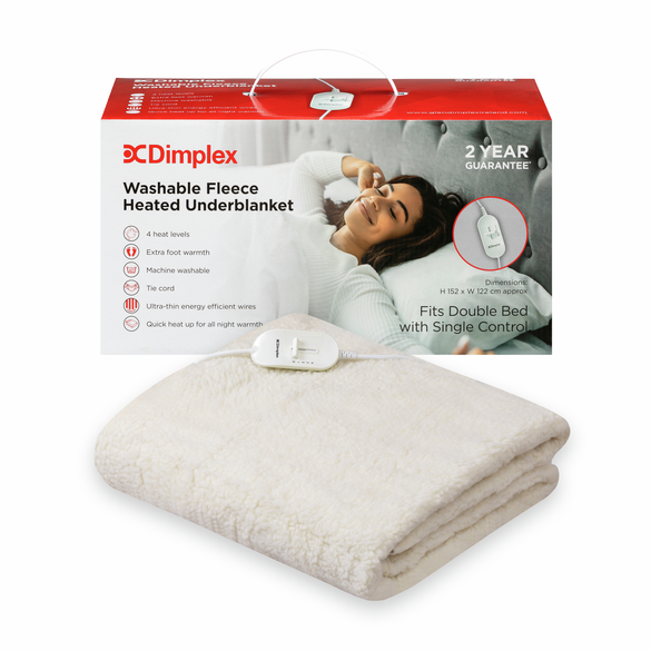 [DFB2002] Dimplex Double Fleece Heated Electric Under Blanket