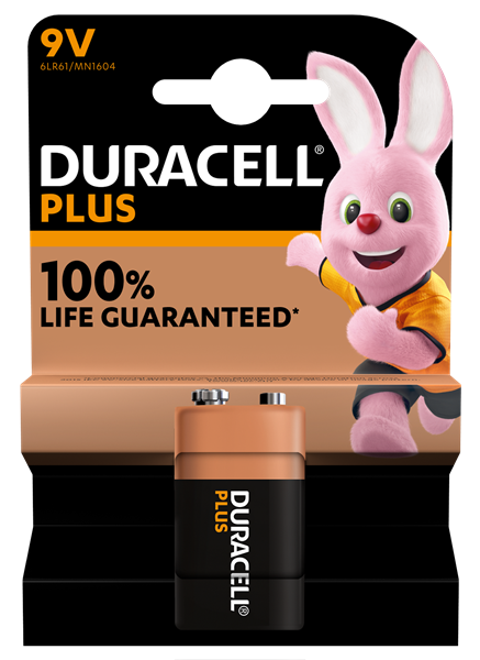 [MN1604] Duracell 9v Flat Battery | 6LR61 (Smoke Alarm)