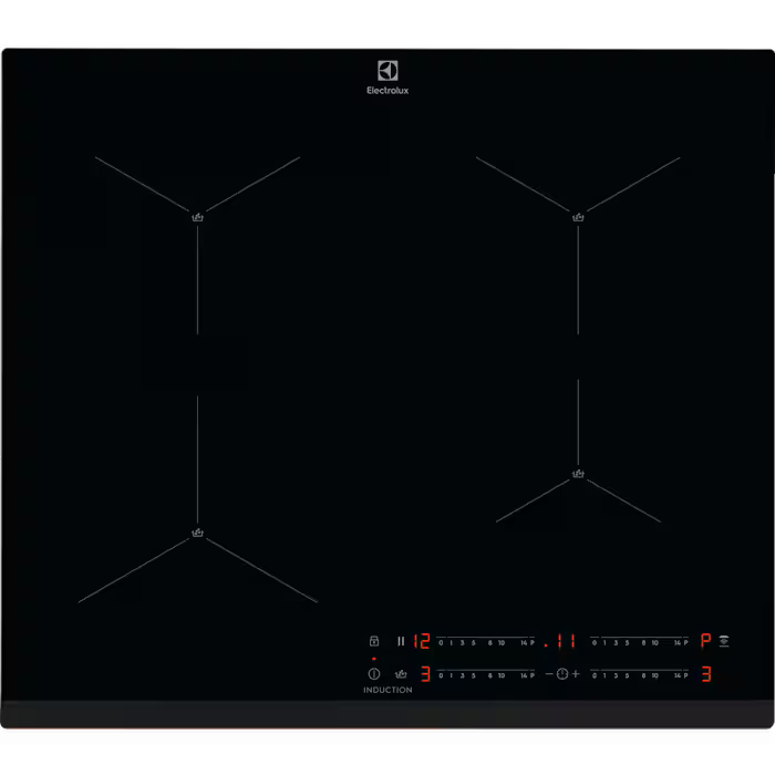 [LIS62443] Electrolux 60cm 4 Ring Induction Touch Control Hob