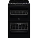 Electrolux Black 55cm Ceramic Electric Cooker | Catalytic Liners