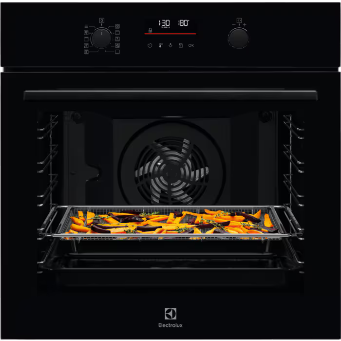 Electrolux Black Pyroclean Single Oven with Air Fry
