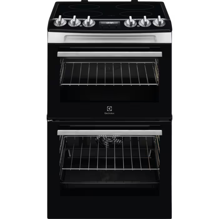Electrolux S/Steel 55cm Ceramic Electric Cooker | Catalytic Liners