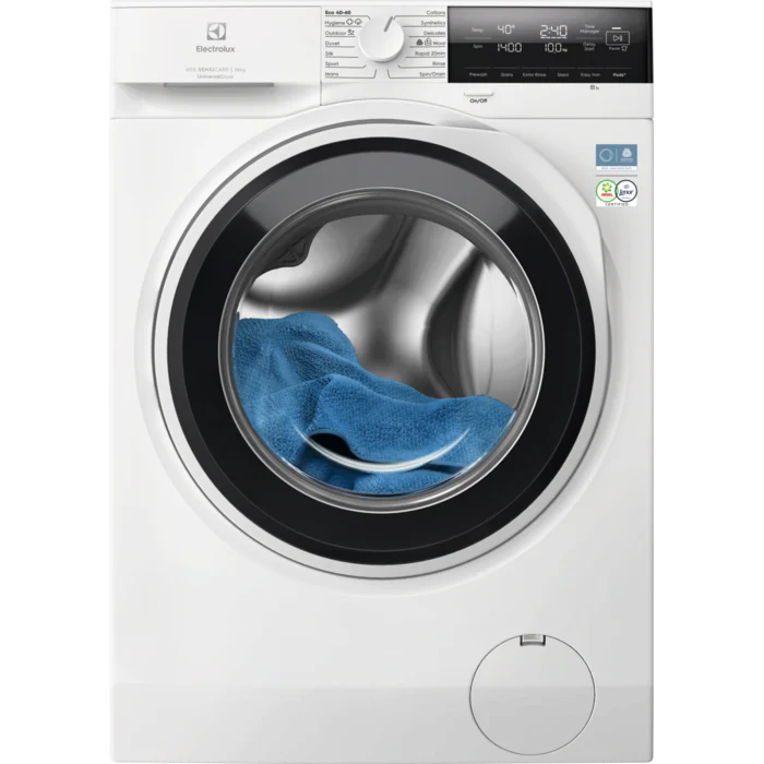 Electrolux White UniversalDose® 10kg 1400 Spin SensiCare Washing Machine | 5 Year Warranty