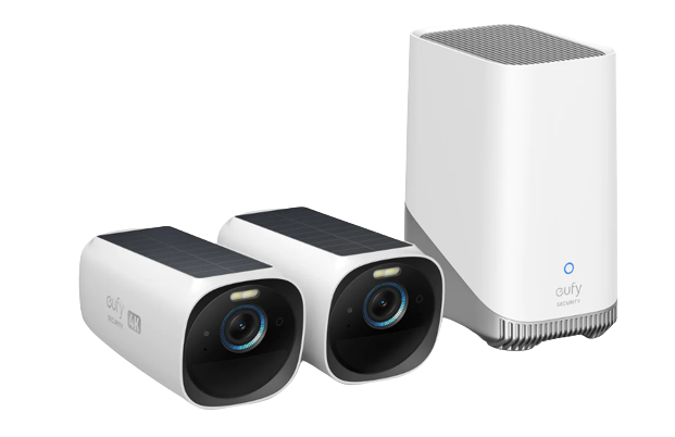 Eufy S330 ( eufycam 3) 4K Solar Powered Security Camera System | 2 Cameras