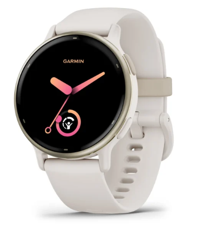 [010-02862-11] Garmin Vívoactive® 5 GPS Fitness Smart Watch | Cream Gold/ Ivory