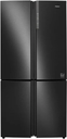 Haier Black Cube90 4-Door American Style Fridge Freezer | 5 Year Warranty