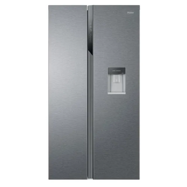 Haier S/Steel American Style Fridge Freezer | Water Dispenser