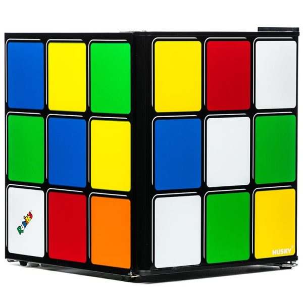 [HUS-HU231-C] Husky Rubiks Cube Table Top Fridge | Multi-Coloured