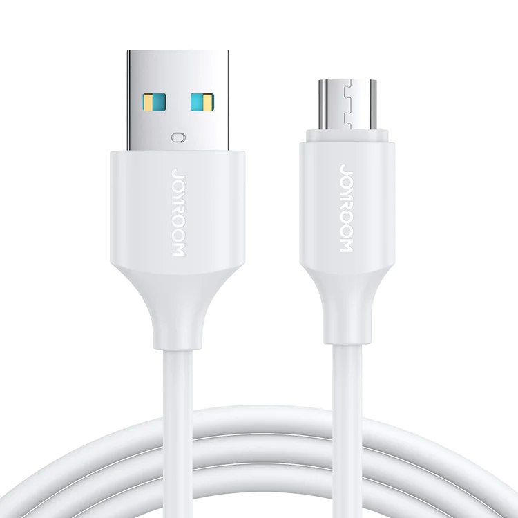 JoyRoom 2.4a USB A - Micro USB Fast Charging Data Cable | 1.Mt White